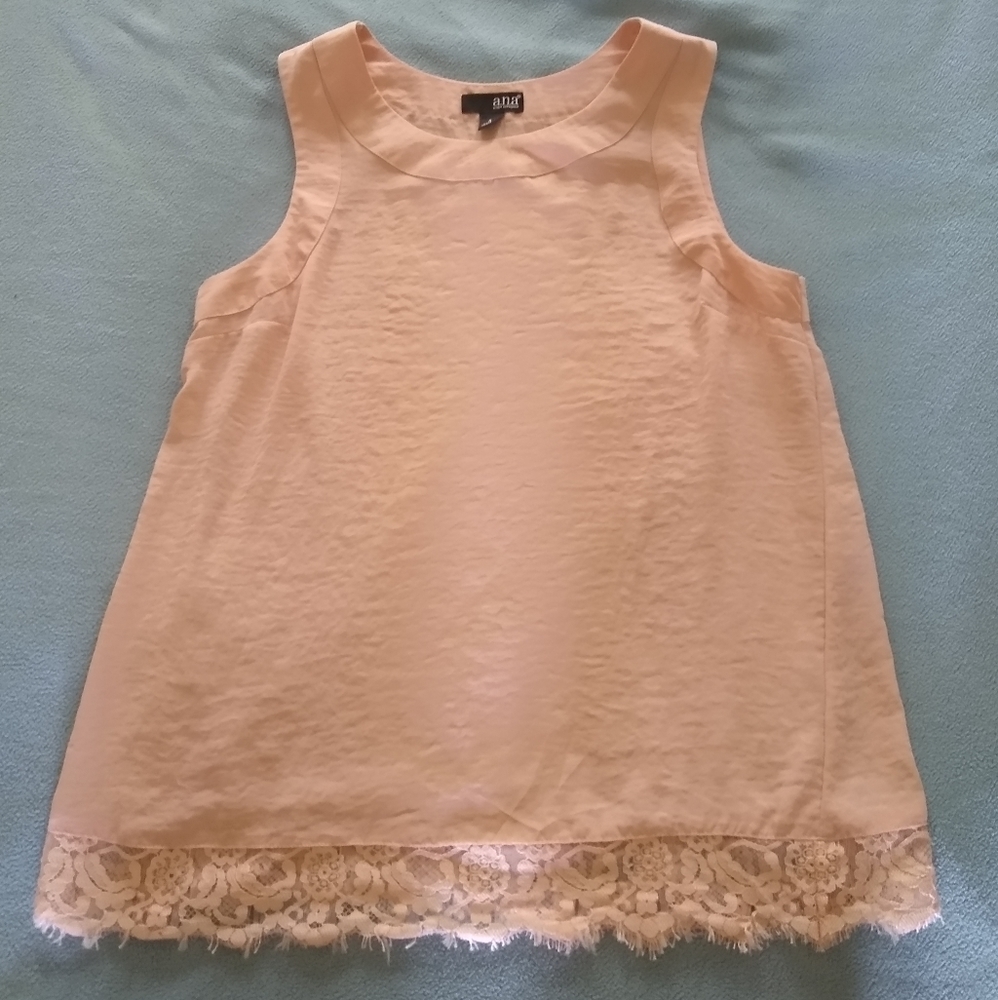 Light peach sheer tank